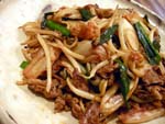 豚キムチ焼きそば